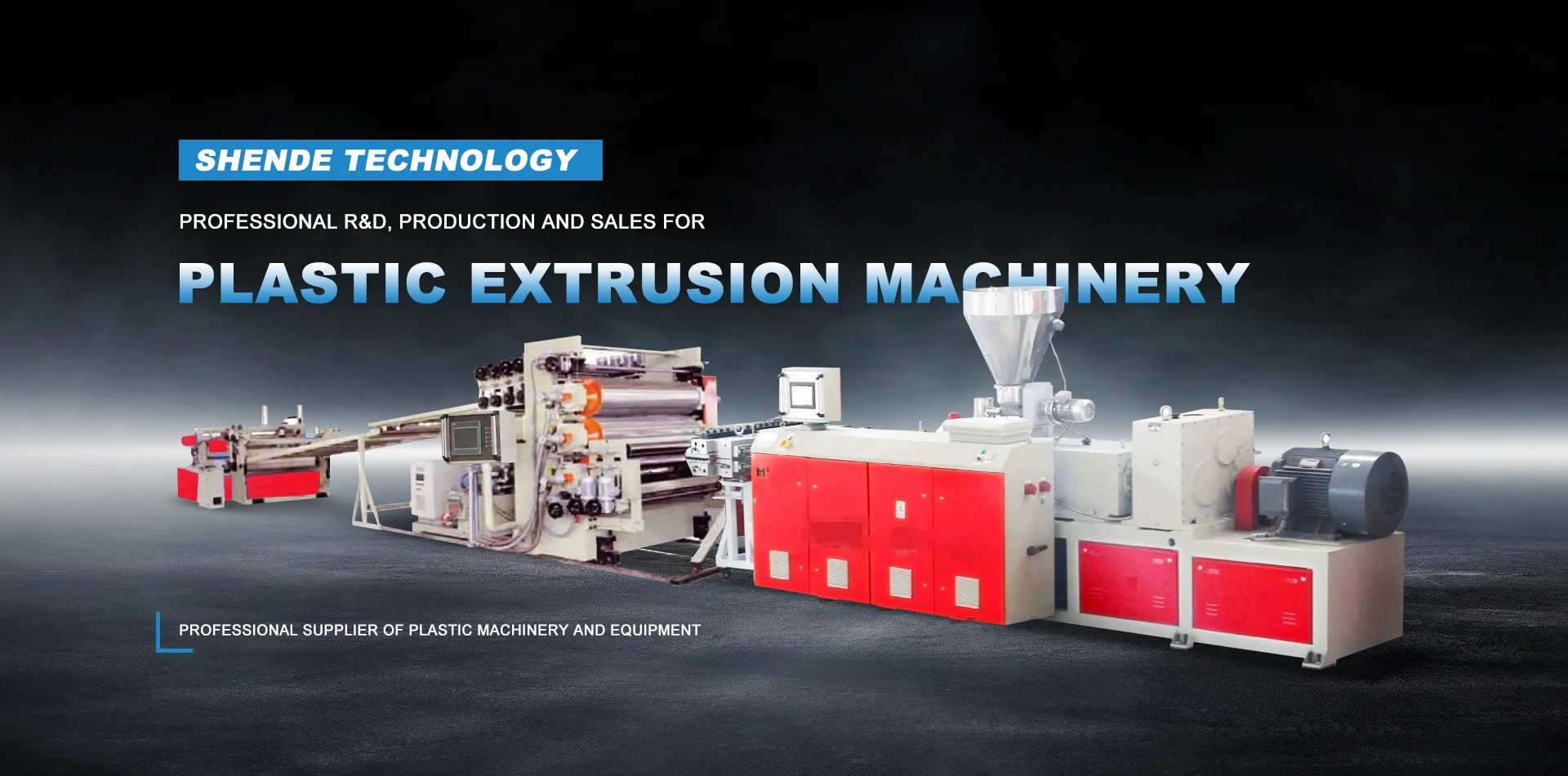 Machines d'extrusion en plastique en Chine
