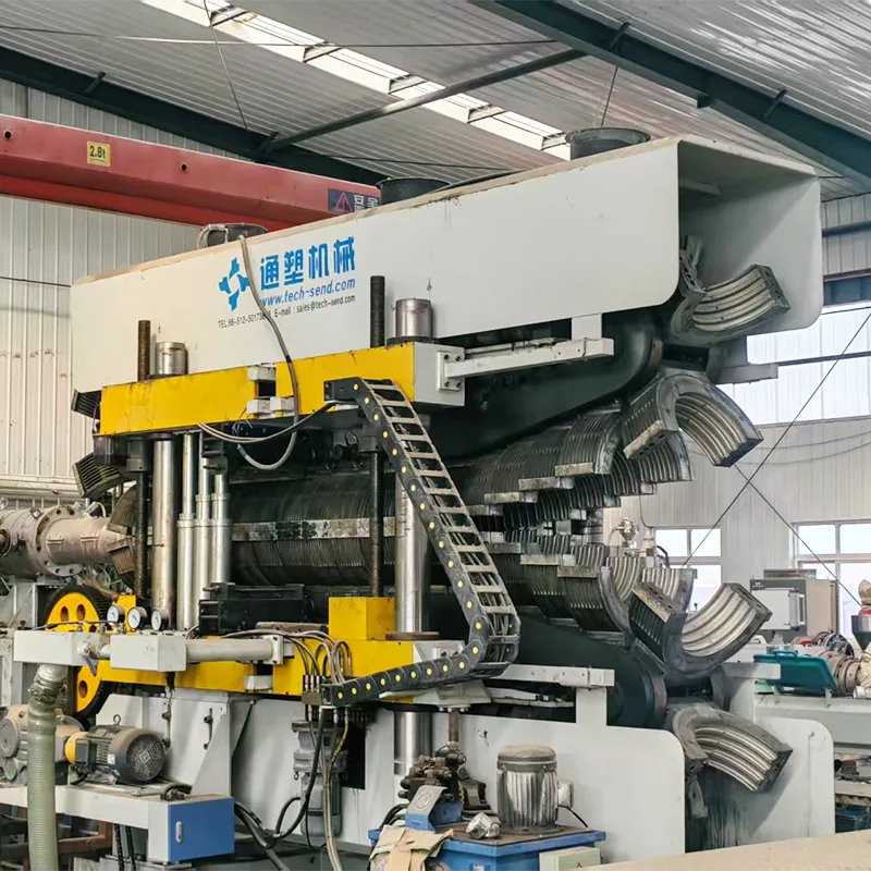 Ligne de production de tuyaux ondulé à double paroi HDPE-PP 600 utilisé